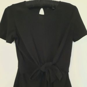 Black short blouse